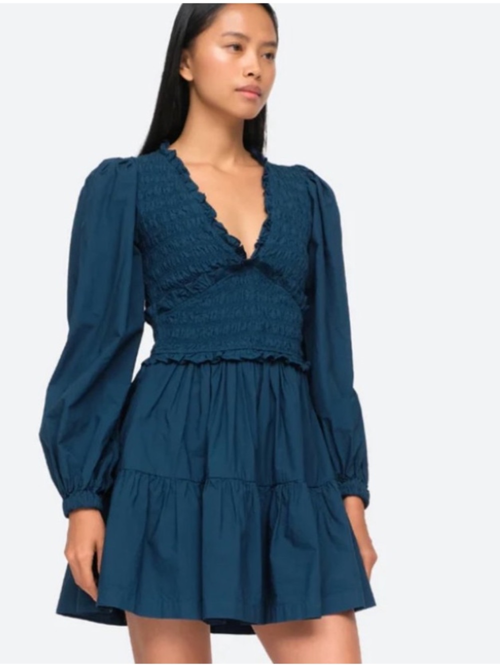 Sea New York Gaia Dress size 4 in Aegean Teal Blue